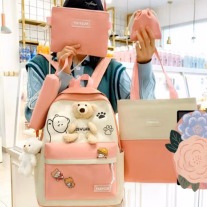 Set Balo 4 Món Kèm Gấu St96 - Nana House