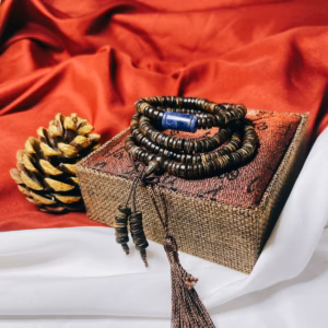 Vòng Tay Trầm Hương Sánh Chìm Phối Lu Thống Lapiz Thiên Thanh - Thắng Giang