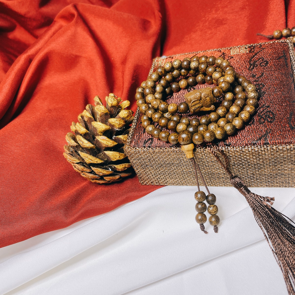 Vòng Tay Trầm Hương Tốc Thiên Nhiên Phối Mèo Thần Tài Chiêu Tài Lộc - Thắng Giang - Ảnh 9