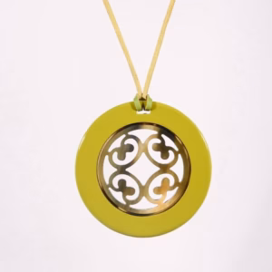 [Cái] Mặt Sừng Sơn Mài Ttmssm004 Trang Sức (Tặng Kèm Dây Đeo Da) - Tường Thuận