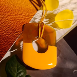 [Cái] Mặt Sừng Sơn Mài Trang Sức (Tặng Kèm Dây Đeo Da) Ttmssm002- Tường Thuận