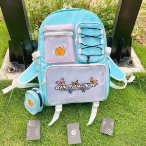 Balo Hộp Phối Mica Vải Bố Đan Dây St24 - Nana House