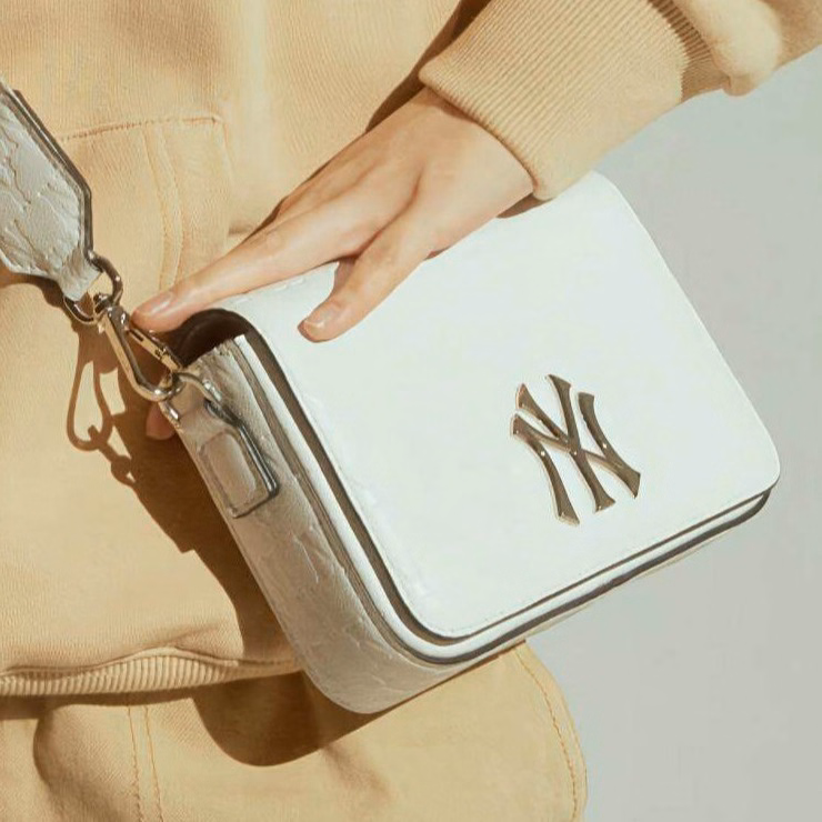 Túi Đeo Chéo Nam Nữ Mlb Da Phối Logo N.Y Dập Nổi Wh215 - Winnie House - Ảnh 4