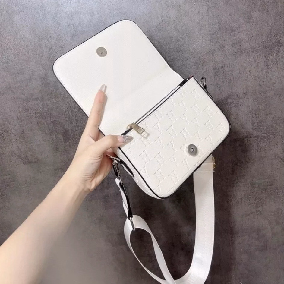 Túi Đeo Chéo Nam Nữ Mlb Da Phối Logo N.Y Dập Nổi Wh215 - Winnie House - Ảnh 15