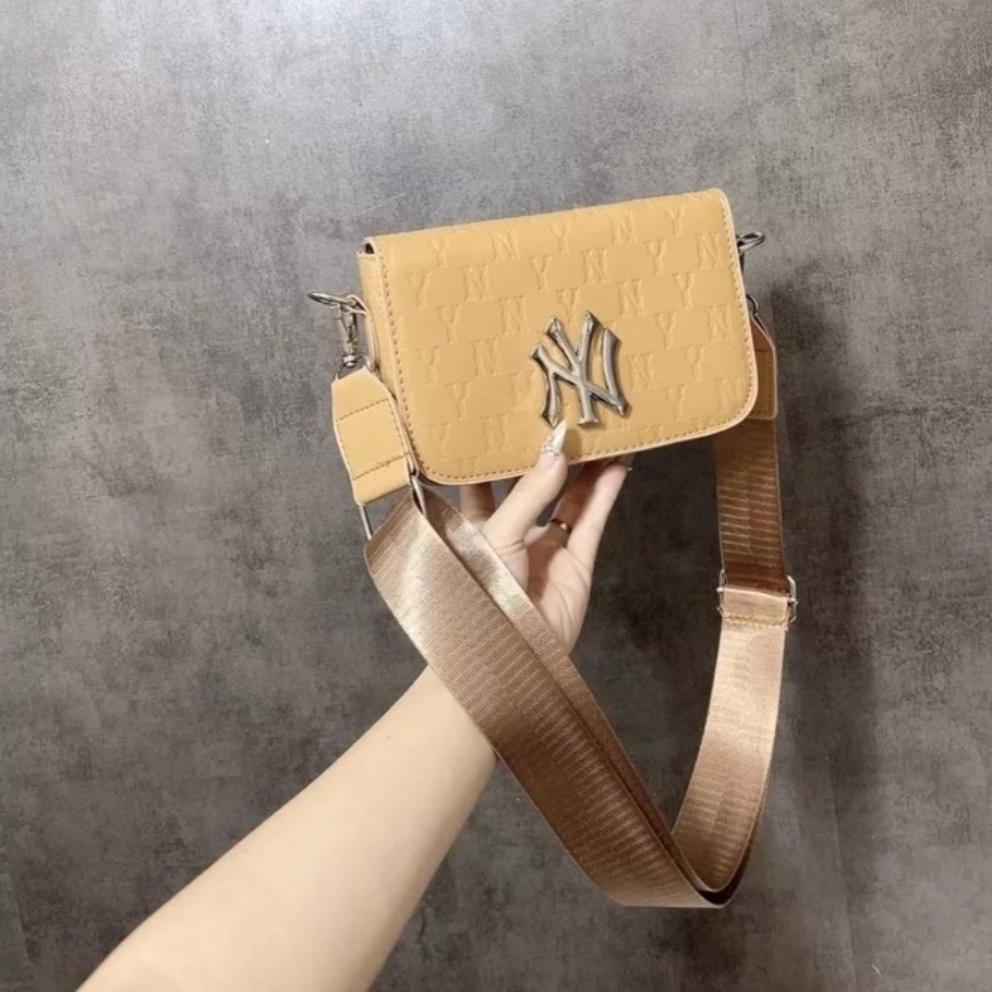 Túi Đeo Chéo Nam Nữ Mlb Da Phối Logo N.Y Dập Nổi Wh215 - Winnie House - Ảnh 18