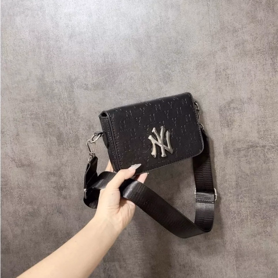 Túi Đeo Chéo Nam Nữ Mlb Da Phối Logo N.Y Dập Nổi Wh215 - Winnie House - Ảnh 17