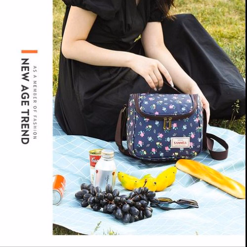 Túi Đựng Cơm Giữ Nhiệt Sannea Cao Cấp, Vải Oxford D600, Cách Nhiệt Bằng Màng Peva, Túi Đựng Bình Sữa, Dã Ngoại, Chống Nước Ch103-Bh Kids - Ảnh 9
