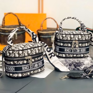 Túi Cốp Cầm Tay Da Mềm Thắt Khăn Họa Tiết Sang Chảnh Cao Cấp Wh238 - Winnie House