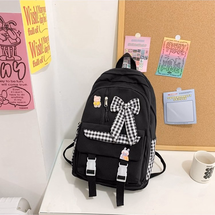 Balo Nữ Kèm Nơ Đi Học,Đi Chơi Chống Nước Phong Cách Hàn Quốc 720- Larita Fashion - Ảnh 6