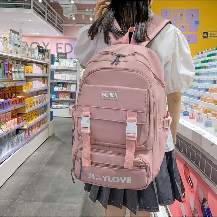 Balo Ulzzang Yiaylove Thời Trang Phong Cách Cá Tính Chống Nước Pp251 - Pipi Store - Ảnh 9