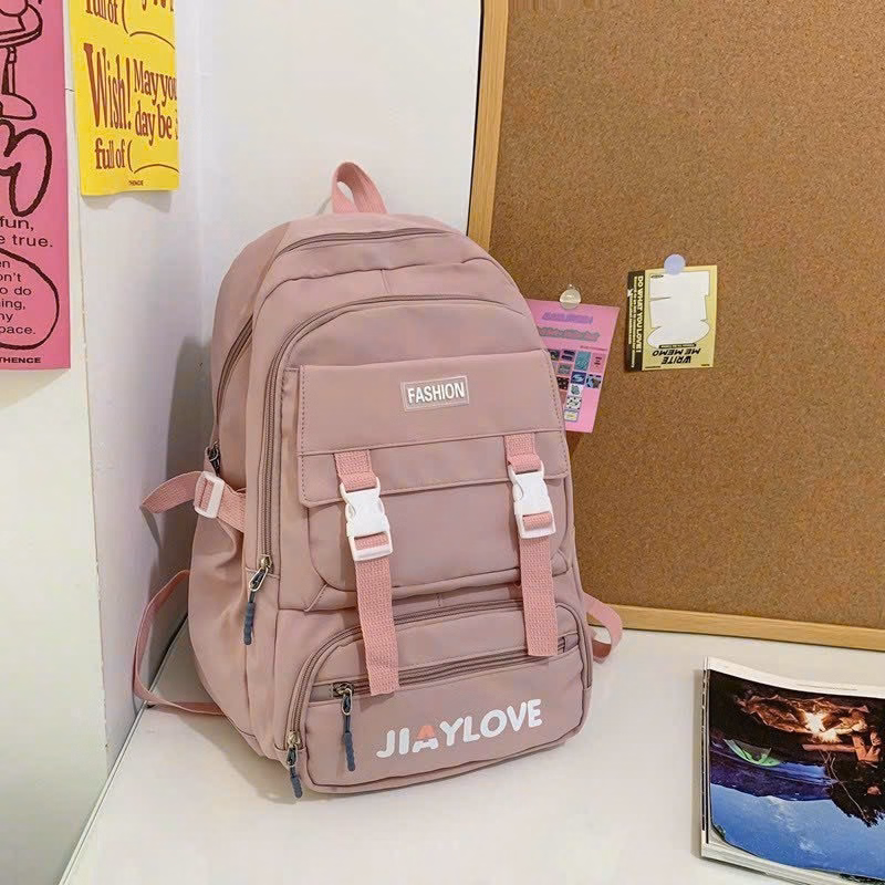 Balo Ulzzang Yiaylove Thời Trang Phong Cách Cá Tính Chống Nước Pp251 - Pipi Store - Ảnh 4