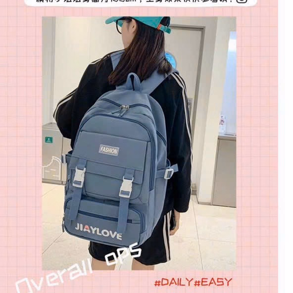 Balo Ulzzang Yiaylove Thời Trang Phong Cách Cá Tính Chống Nước Pp251 - Pipi Store - Ảnh 15