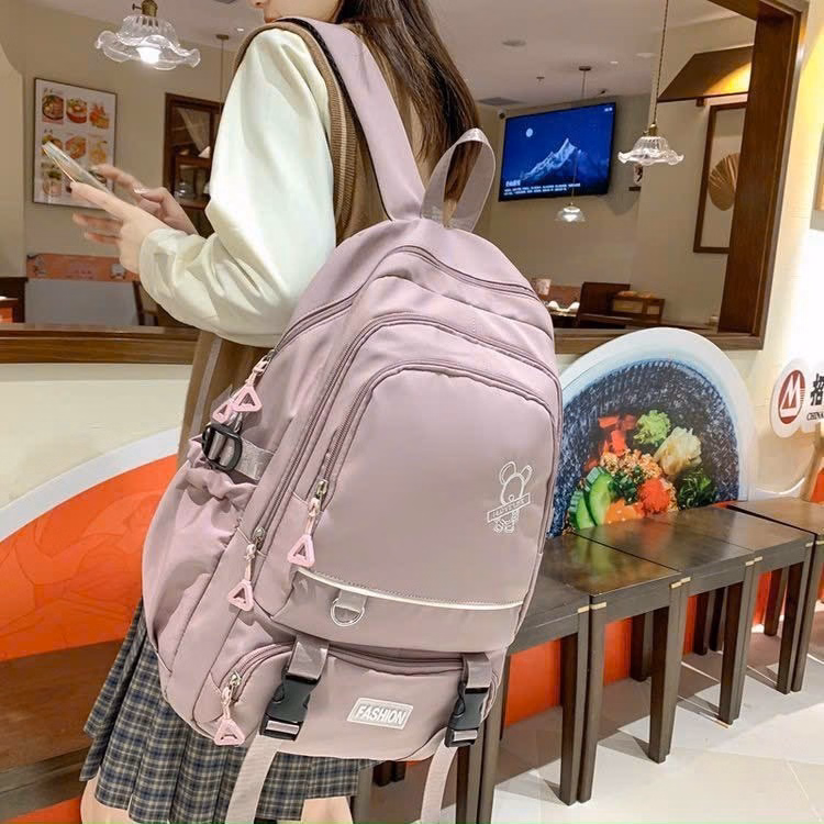 Balo Đi Học Nam Nữ Thời Trang Chống Nước Họa Tiết Mickey Xinh Xắn 676 - Larita Fashion - Ảnh 17