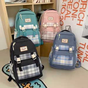 Balo Nữ Đi Học Họa Tiêt Sọc Kẻ Sọc Thời Trang Cao Cấp 678 - Larita Fashion