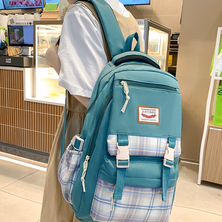 Balo Nữ Đi Học Họa Tiêt Sọc Kẻ Sọc Thời Trang Cao Cấp 678 - Larita Fashion - Ảnh 5