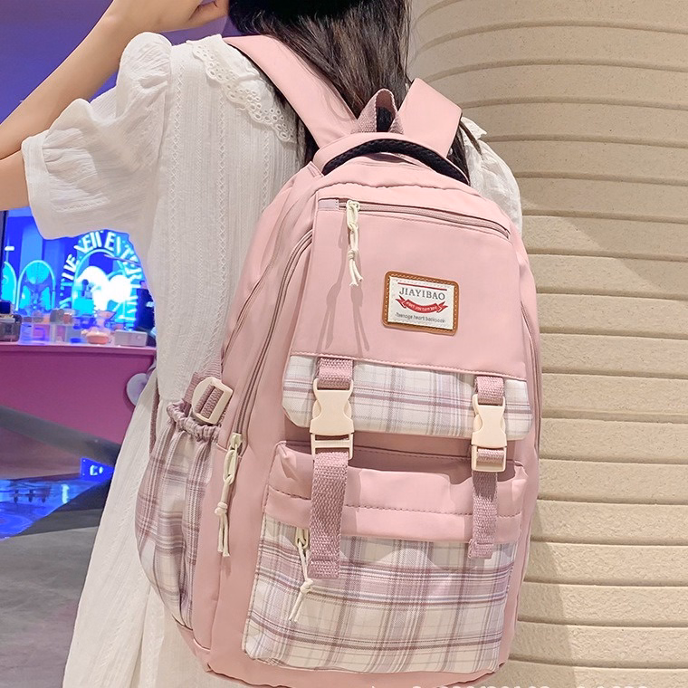 Balo Nữ Đi Học Họa Tiêt Sọc Kẻ Sọc Thời Trang Cao Cấp 678 - Larita Fashion - Ảnh 8