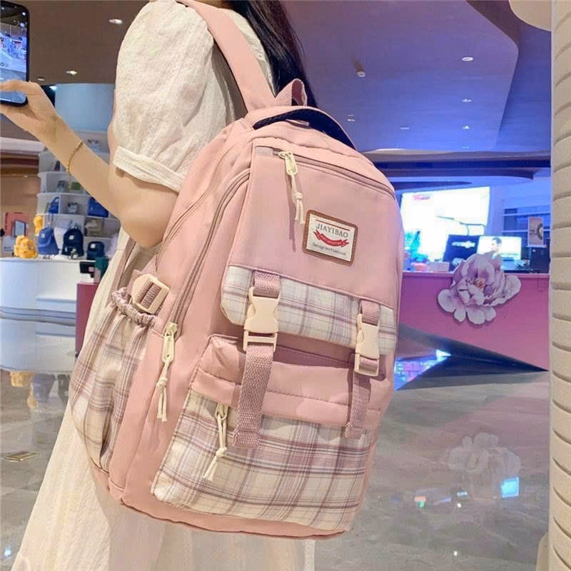 Balo Nữ Đi Học Họa Tiêt Sọc Kẻ Sọc Thời Trang Cao Cấp 678 - Larita Fashion - Ảnh 16