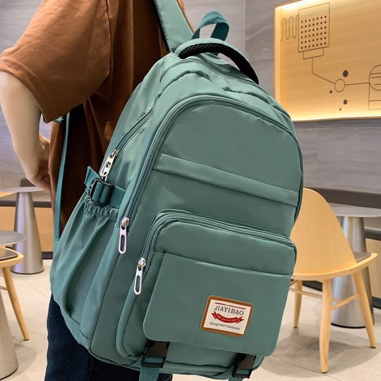 Balo Đi Học/Du Lịch Màu Trơn Chống Thấm Nước Sức Chứa Lớn 685 - Larita Fashion - Ảnh 15