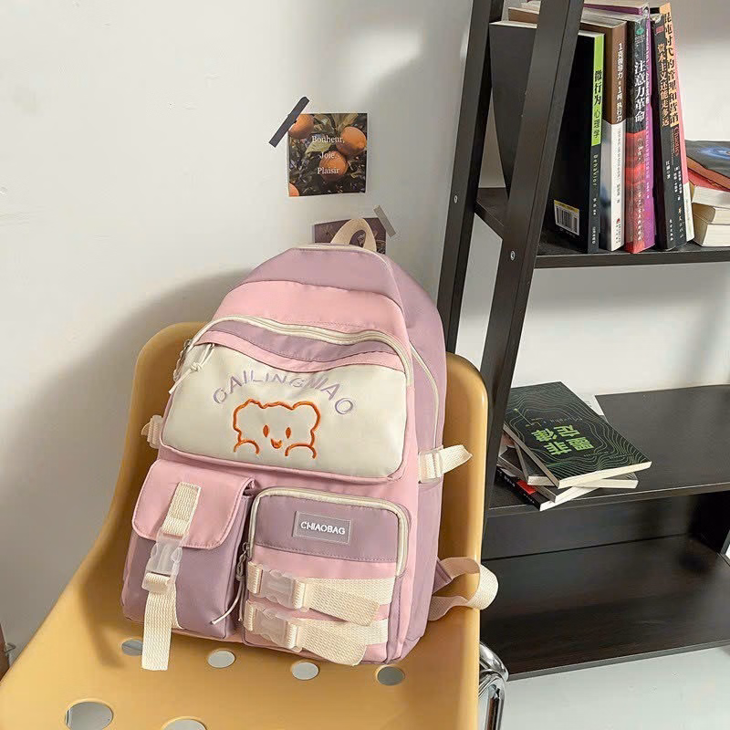 Balo Nữ Đi Học Thời Trang Ulzzang Hàn Quốc Họa Tiết Dễ Thương 744 - Larita Fashion - Ảnh 9