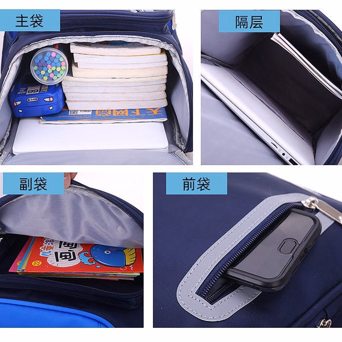 Balo Gấu Chống Gù, Chống Nước Dạ Quang Cho Bé Siêu Nhẹ Loại 1 To Đẹp Wh262 - Winnie House - Ảnh 11