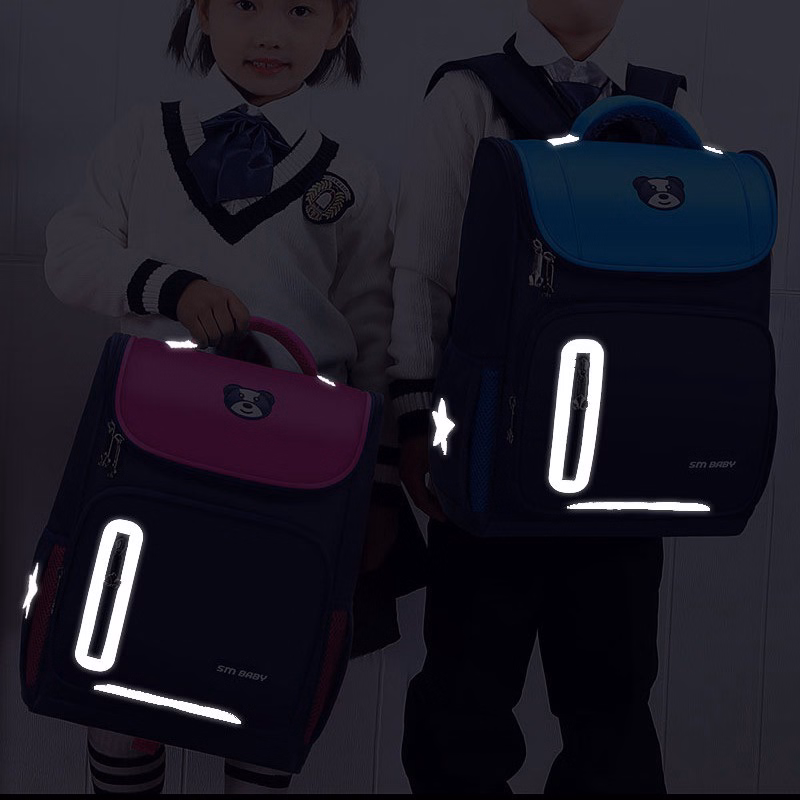 Balo Gấu Chống Gù, Chống Nước Dạ Quang Cho Bé Siêu Nhẹ Loại 1 To Đẹp Wh262 - Winnie House - Ảnh 12