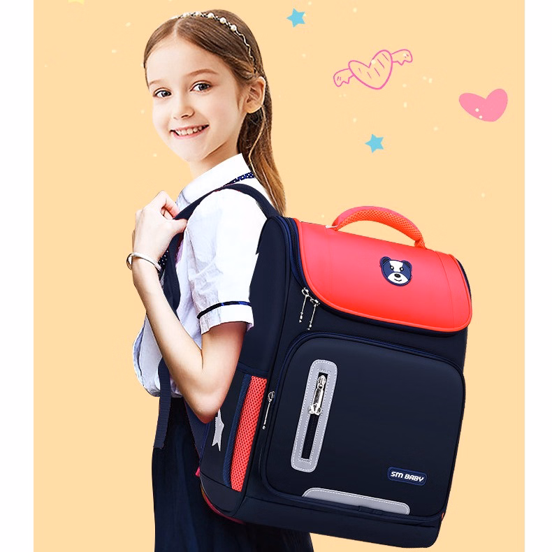 Balo Gấu Chống Gù, Chống Nước Dạ Quang Cho Bé Siêu Nhẹ Loại 1 To Đẹp Wh262 - Winnie House - Ảnh 10