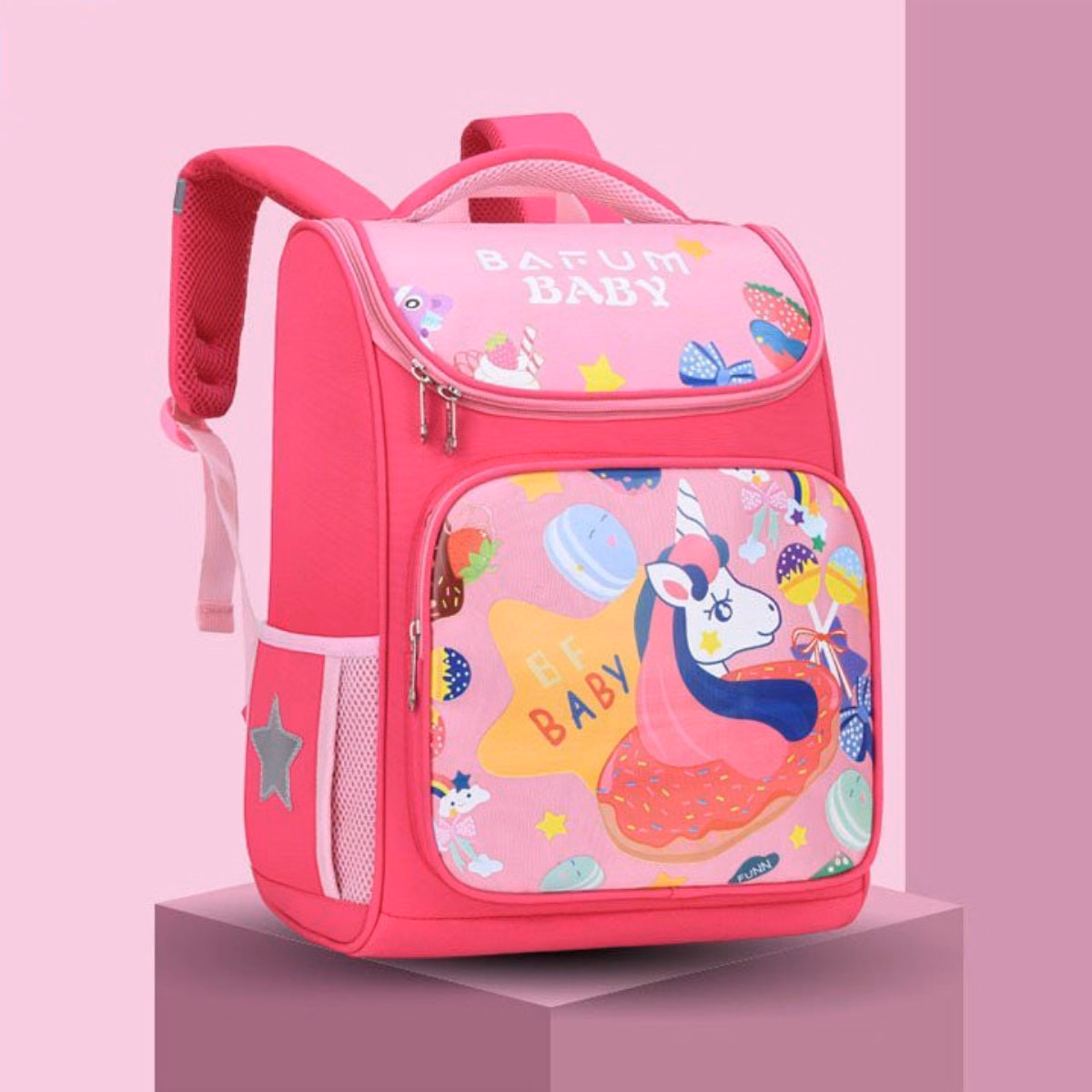 Balo Học Sinh Cấp 1 In Họa Tiết Chống Gù Lưng Cao Cấp - Minh Ngọc - Ảnh 3