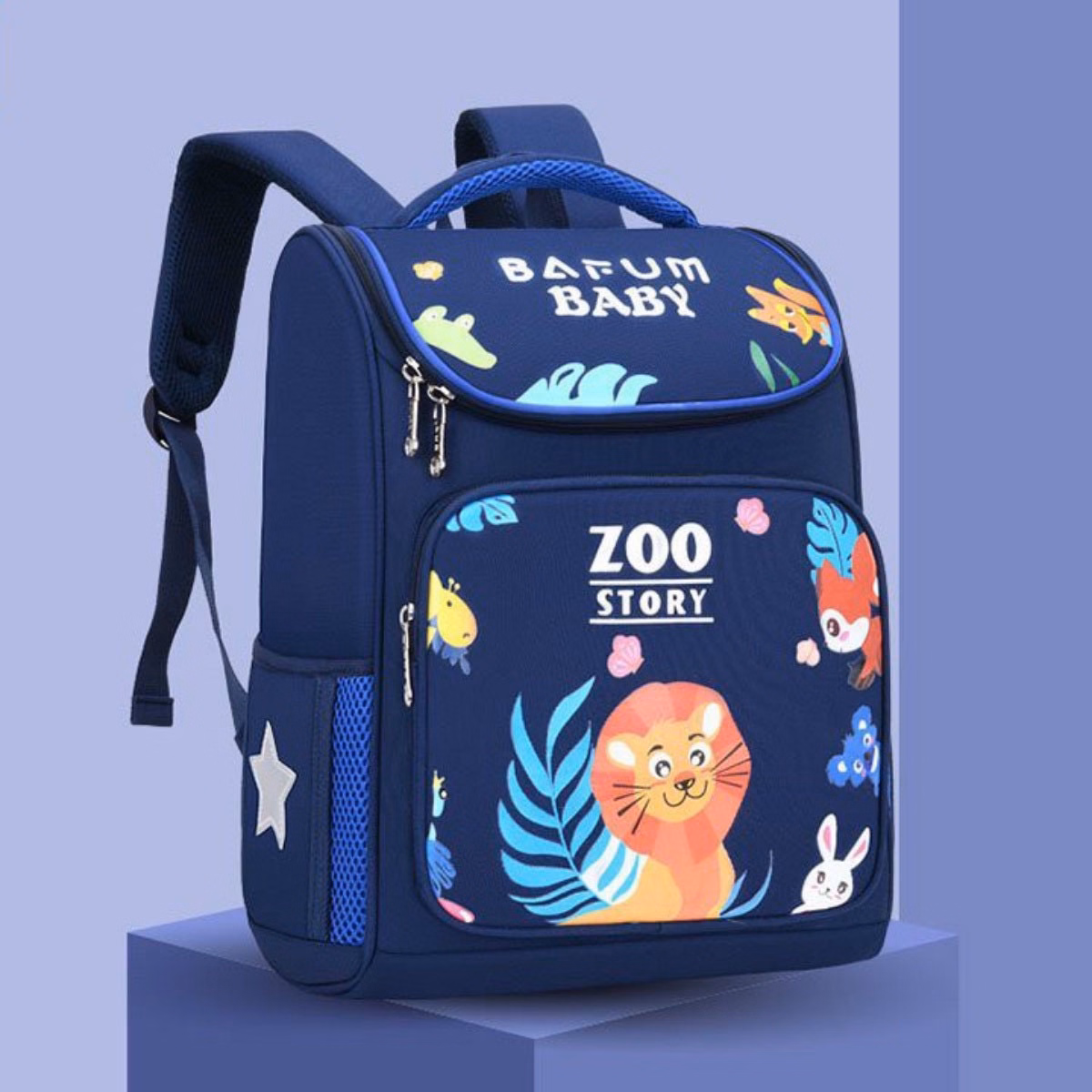 Balo Học Sinh Cấp 1 In Họa Tiết Chống Gù Lưng Cao Cấp - Minh Ngọc - Ảnh 2