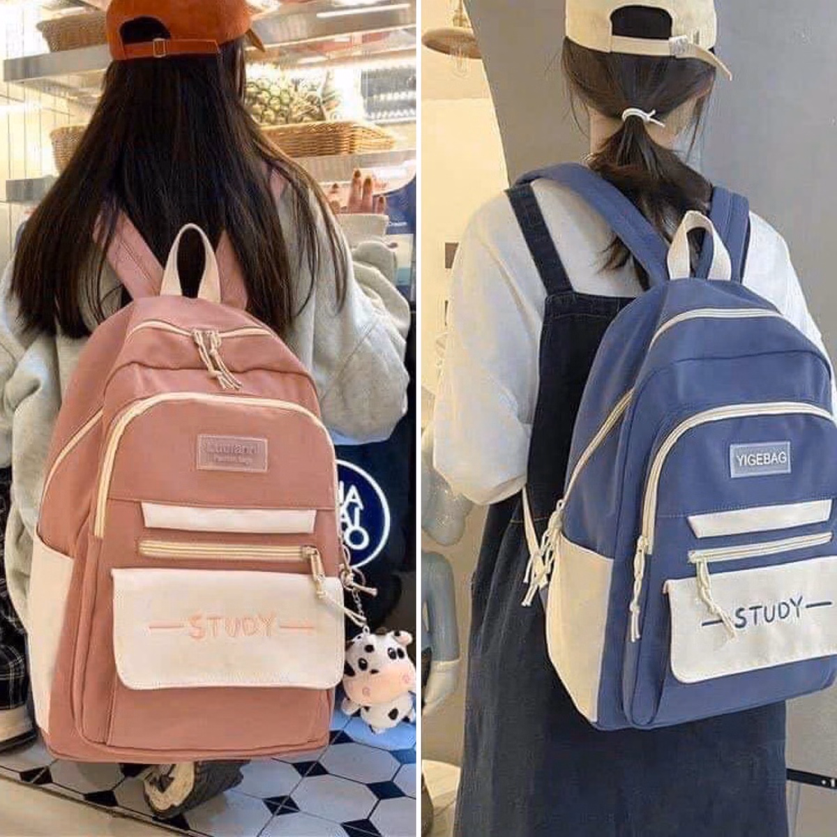 Balo Hộp Đi Học Chống Nước Study Vừa A4 Na73 - Nana House - Ảnh 3