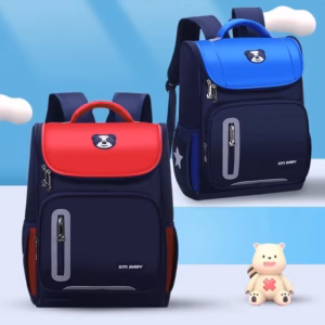 Balo Đi Học Chống Gù Họa Tiết Gấu Siêu Nhẹ Chống Nước Thời Trang 742 - Larita Fashion