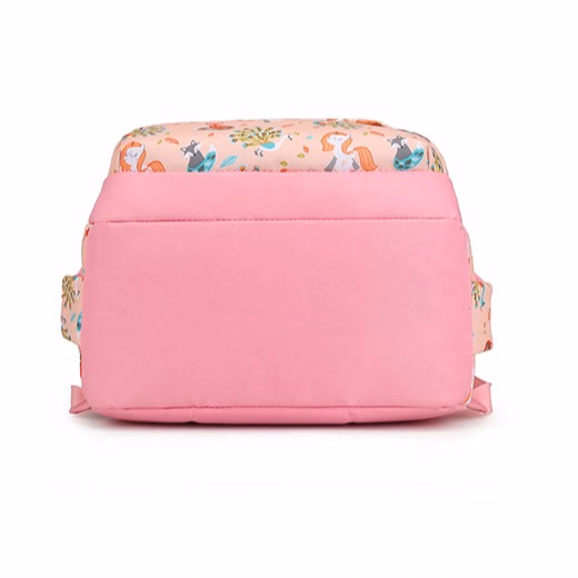 Balo Đi Học Chống Thấm Nước, Phản Quang Phát Sáng, In Hình Ngựa Pony Xinh Xắn Ch106 - Bh Kids - Ảnh 3