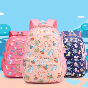 Balo Đi Học Chống Thấm Nước, Phản Quang Phát Sáng, In Hình Ngựa Pony Xinh Xắn Ch106 - Bh Kids