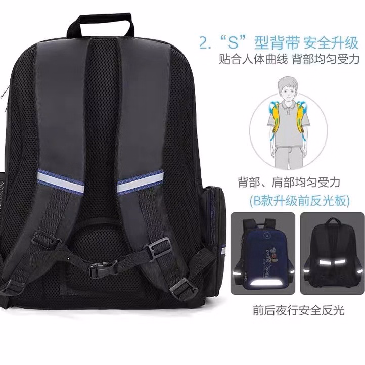 Balo Đi Học, Học Sinh Hình Micky Chống Nước Có Phản Quang Cho Bé Wh276 - Winnie House - Ảnh 8