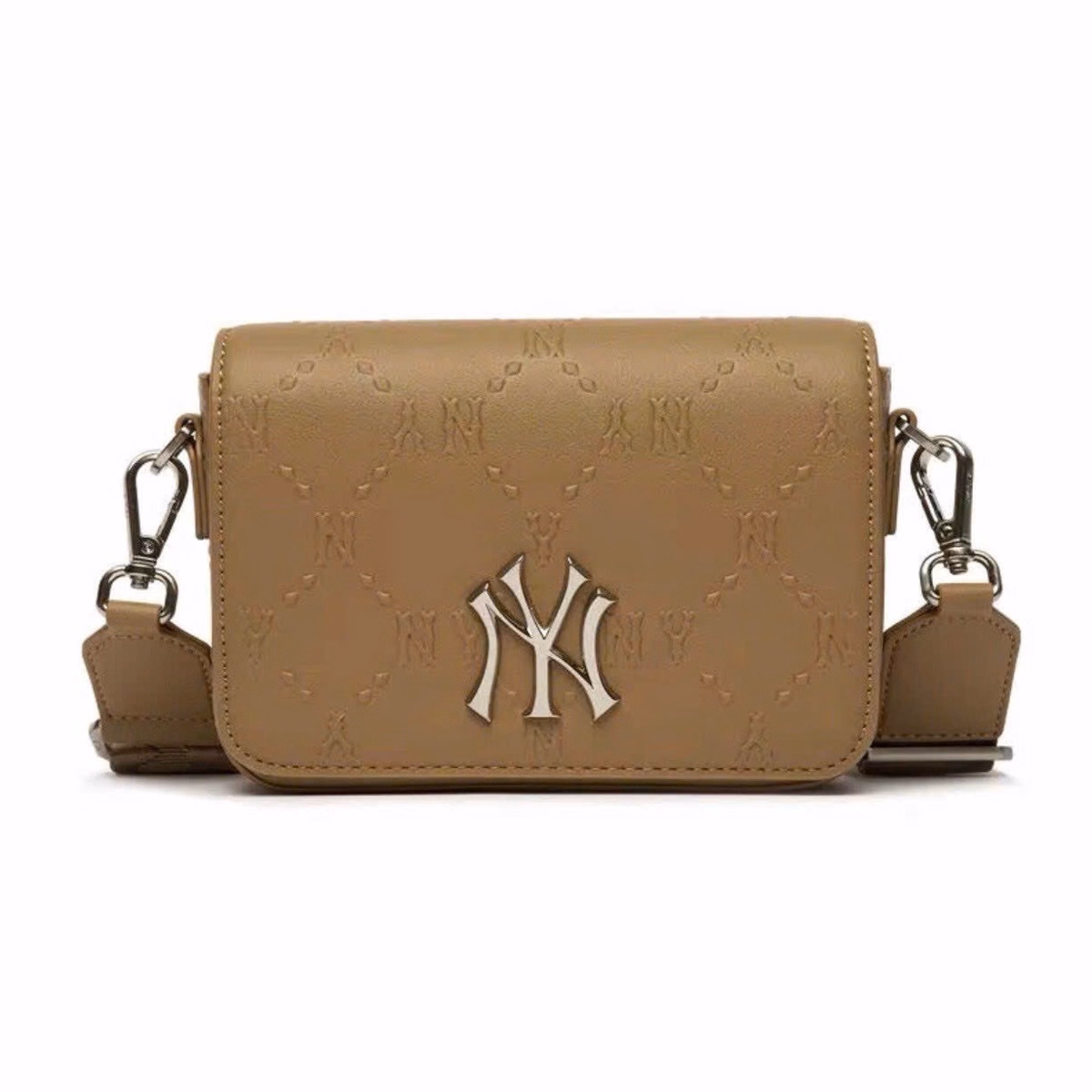 Túi Đeo Chéo Nam Nữ Mlb Da Phối Logo N.Y Dập Nổi Pp215 - Pipi Store - Ảnh 7