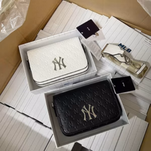 Túi Đeo Chéo Nam Nữ Mlb Da Phối Logo N.Y Dập Nổi Pp215 - Pipi Store