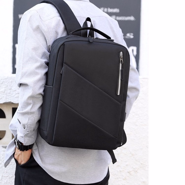 Balo Laptop Thời Trang Tích Hợp Cáp Sạc Vn0298 - Vanass - Ảnh 3