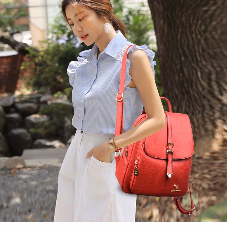 Balo Nữ Da Mềm Đẹp Hiệu Con Chuột Túi Hàng Cao Cấp 749 - Larita Fashion - Ảnh 3