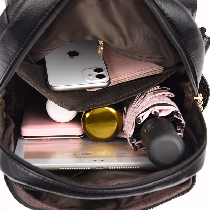 Balo Nữ Da Mềm Đẹp Hiệu Con Chuột Túi Hàng Cao Cấp 749 - Larita Fashion - Ảnh 8