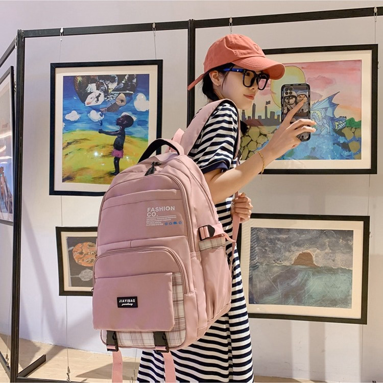 Balo Nam Nữ Ullzang Thời Trang Phong Cách Kiểu Dáng Mới 753 - Larita Fashion - Ảnh 3