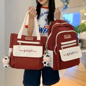 Set 2 Món Balo & Tote Vừa A4 Study St559 - Nana House