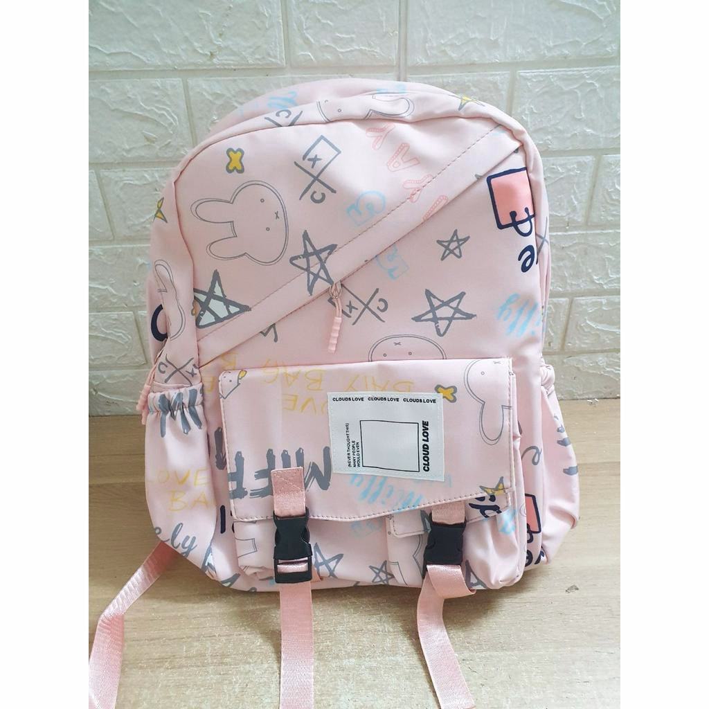 Balo Ulzzang Họa Tiết Thời Trang Hàn Quốc Chống Nước Pp286 - Pipi Store - Ảnh 4