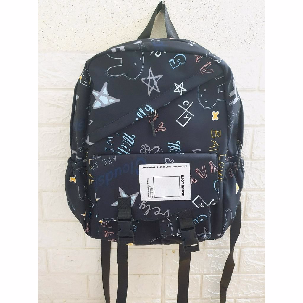 Balo Ulzzang Họa Tiết Thời Trang Hàn Quốc Chống Nước Pp286 - Pipi Store - Ảnh 5