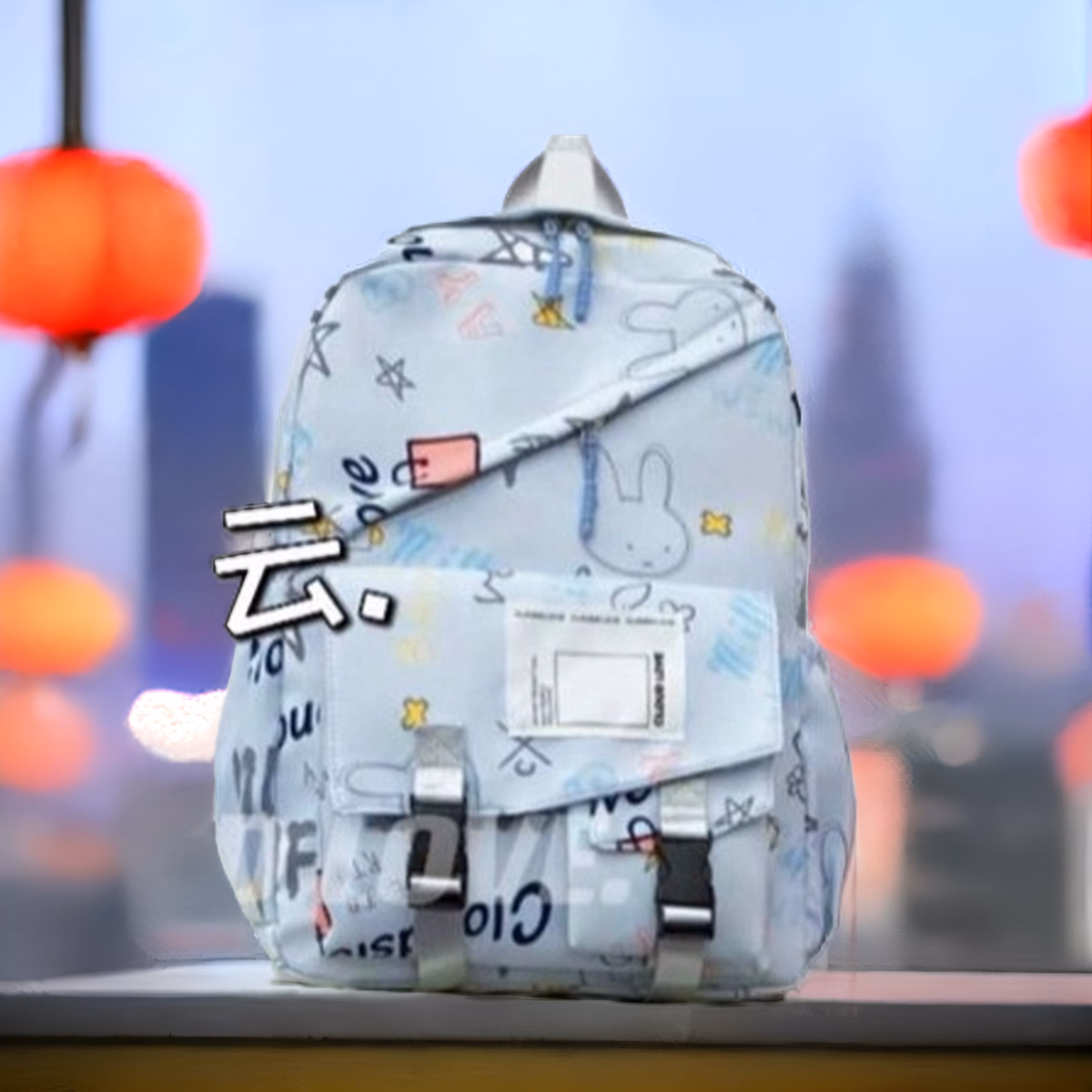 Balo Ulzzang Họa Tiết Thời Trang Hàn Quốc Chống Nước Pp286 - Pipi Store - Ảnh 2