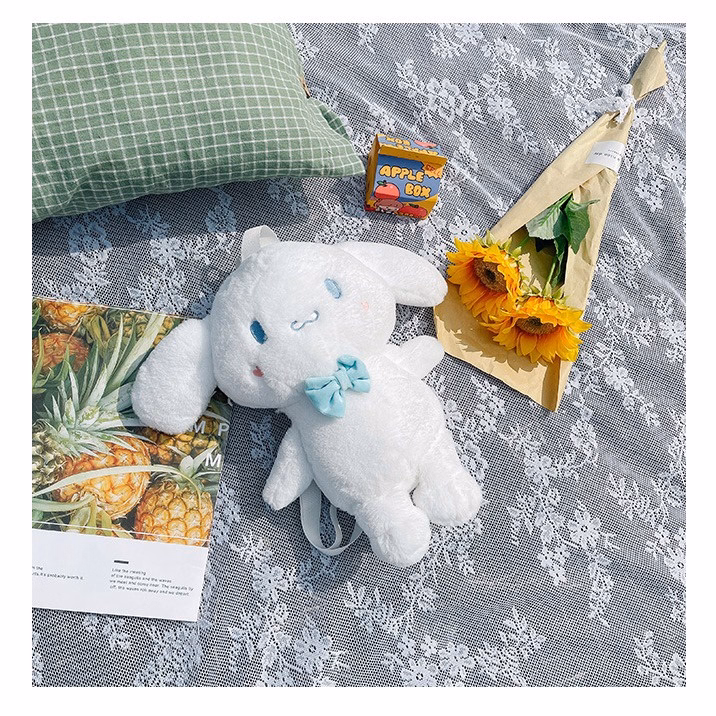 Balo Hoạt Hình Cinnamoroll Đính Nơ Xinh Xắn - Dmastore - Ảnh 6