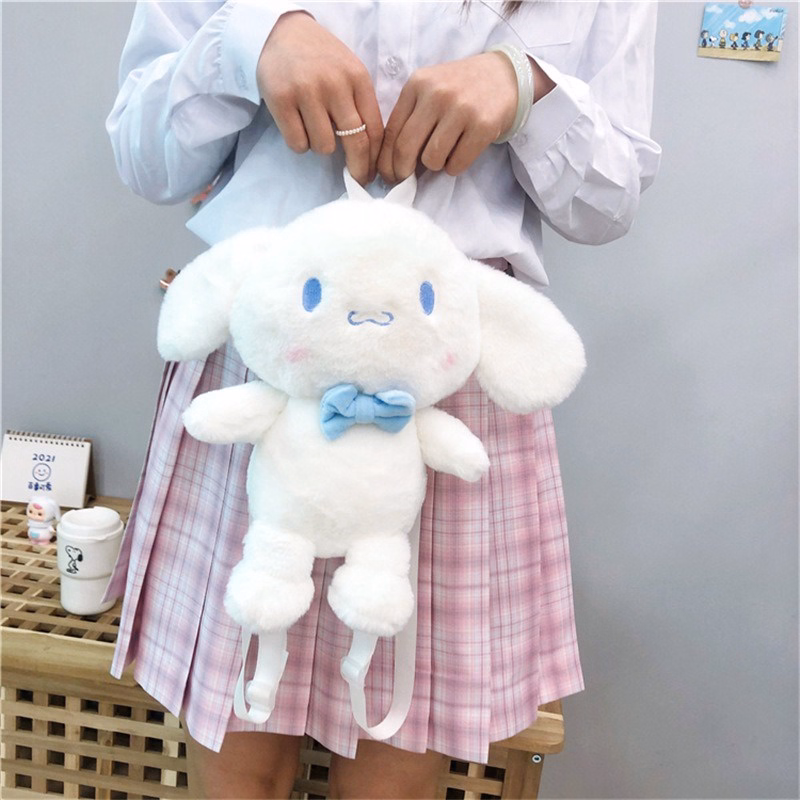 Balo Hoạt Hình Cinnamoroll Đính Nơ Xinh Xắn - Dmastore - Ảnh 4