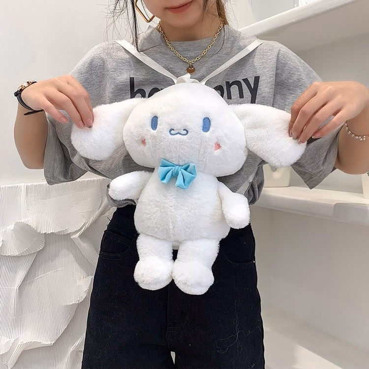 Balo Hoạt Hình Cinnamoroll Đính Nơ Xinh Xắn - Dmastore - Ảnh 3