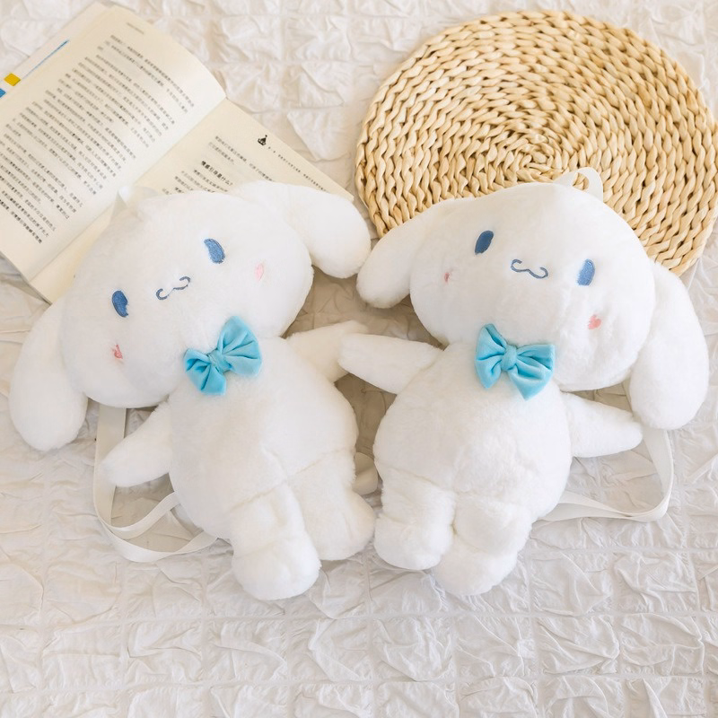 Balo Hoạt Hình Cinnamoroll Đính Nơ Xinh Xắn - Dmastore - Ảnh 2