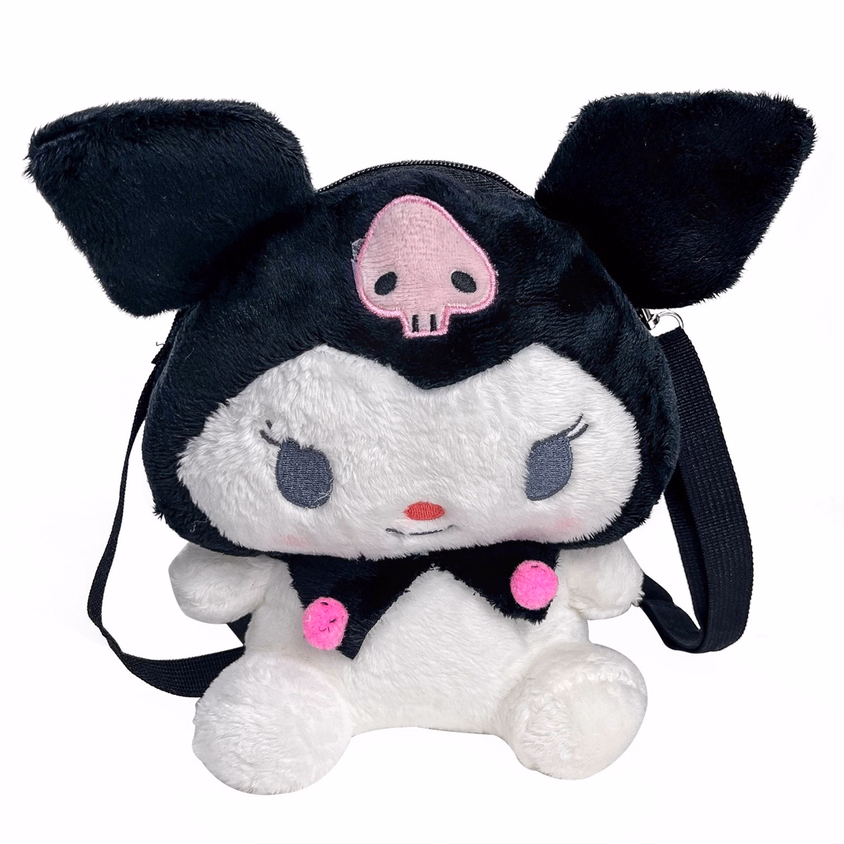 Túi Đeo Chéo Nhồi Bông Hoạt Hình Sanrio Kuromi Pha Màu Siêu Đáng Yêu - Dmastore - Ảnh 8