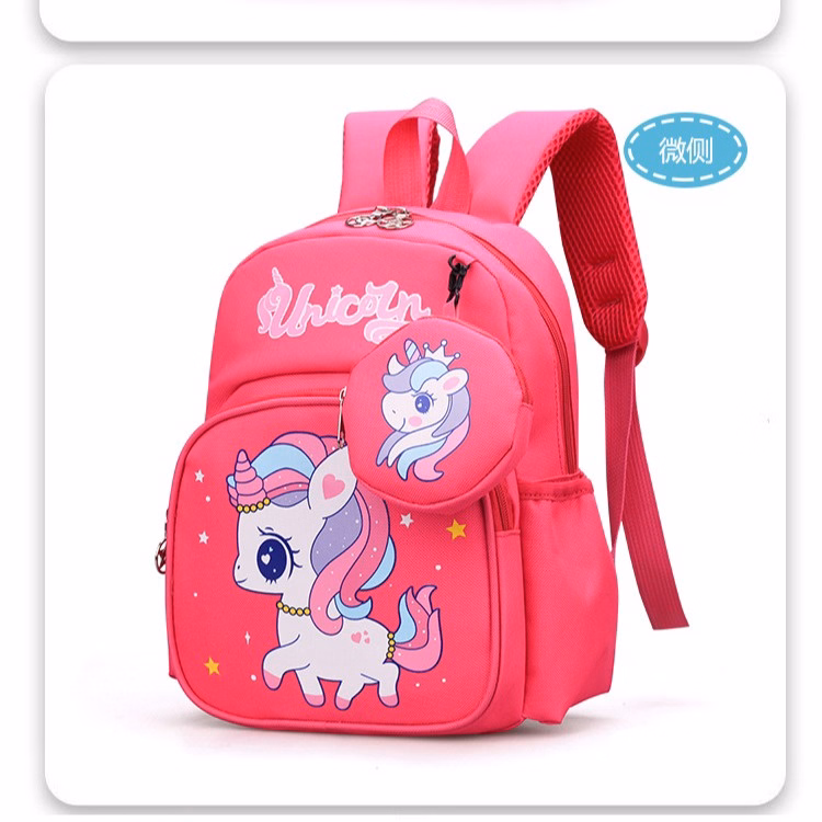 Balo Tặng Kèm Ví Nhỏ Cho Bé Mầm Non, Mẫu Giáo Đi Học Siêu Nhẹ Họa Tiết Dễ Thương 760 - Larita Fashion - Ảnh 8