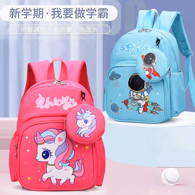 Balo Tặng Kèm Ví Nhỏ Cho Bé Mầm Non, Mẫu Giáo Đi Học Siêu Nhẹ Họa Tiết Dễ Thương 760 - Larita Fashion - Ảnh 9